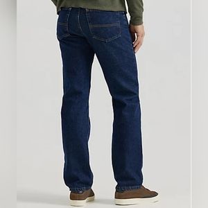 Wrangler Authentics Midnight Blue Jeans, Straight Leg, Regular Fit, Size 28x32